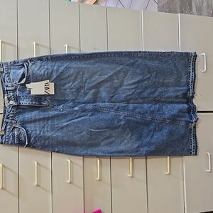 Zara signature denim size 6